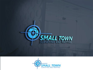 Logo Design by abstraxt for Small Town Surveying and Mapping | Design: #12571736