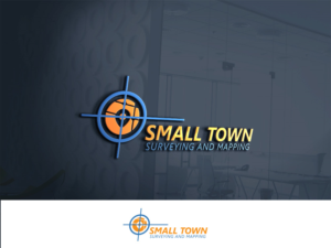 Logo Design by abstraxt for Small Town Surveying and Mapping | Design: #12571737
