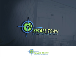 Logo Design by abstraxt for Small Town Surveying and Mapping | Design: #12571738