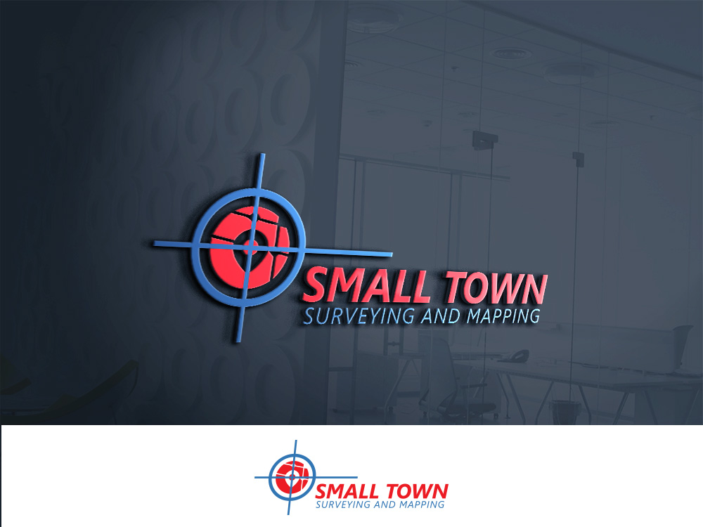 Logo Design by abstraxt for Small Town Surveying and Mapping | Design #12571739