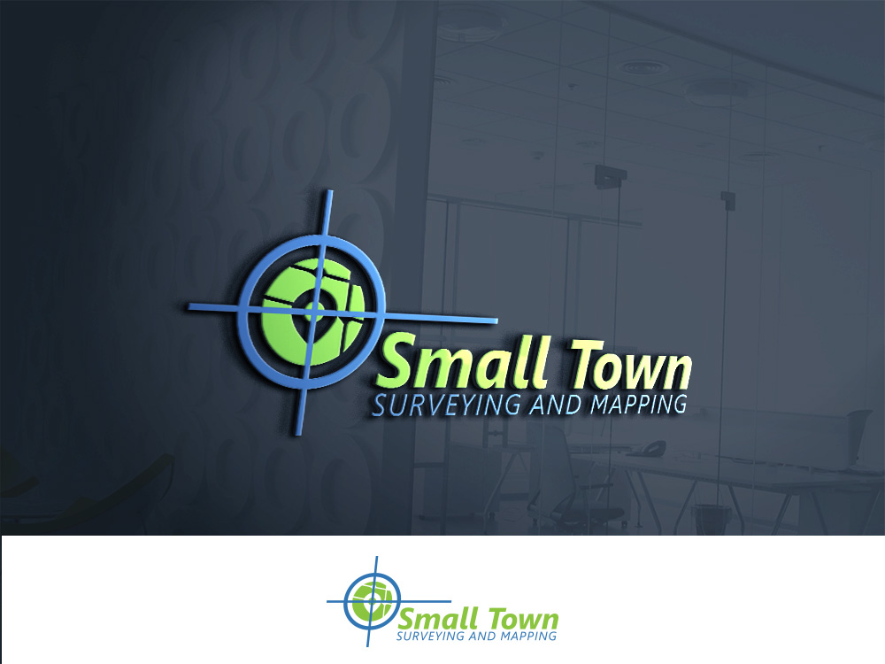 Logo Design by abstraxt for Small Town Surveying and Mapping | Design #12594599
