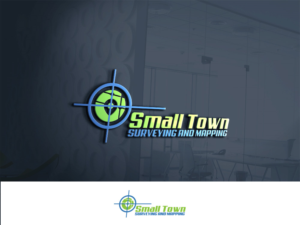 Logo Design by abstraxt for Small Town Surveying and Mapping | Design: #12594600