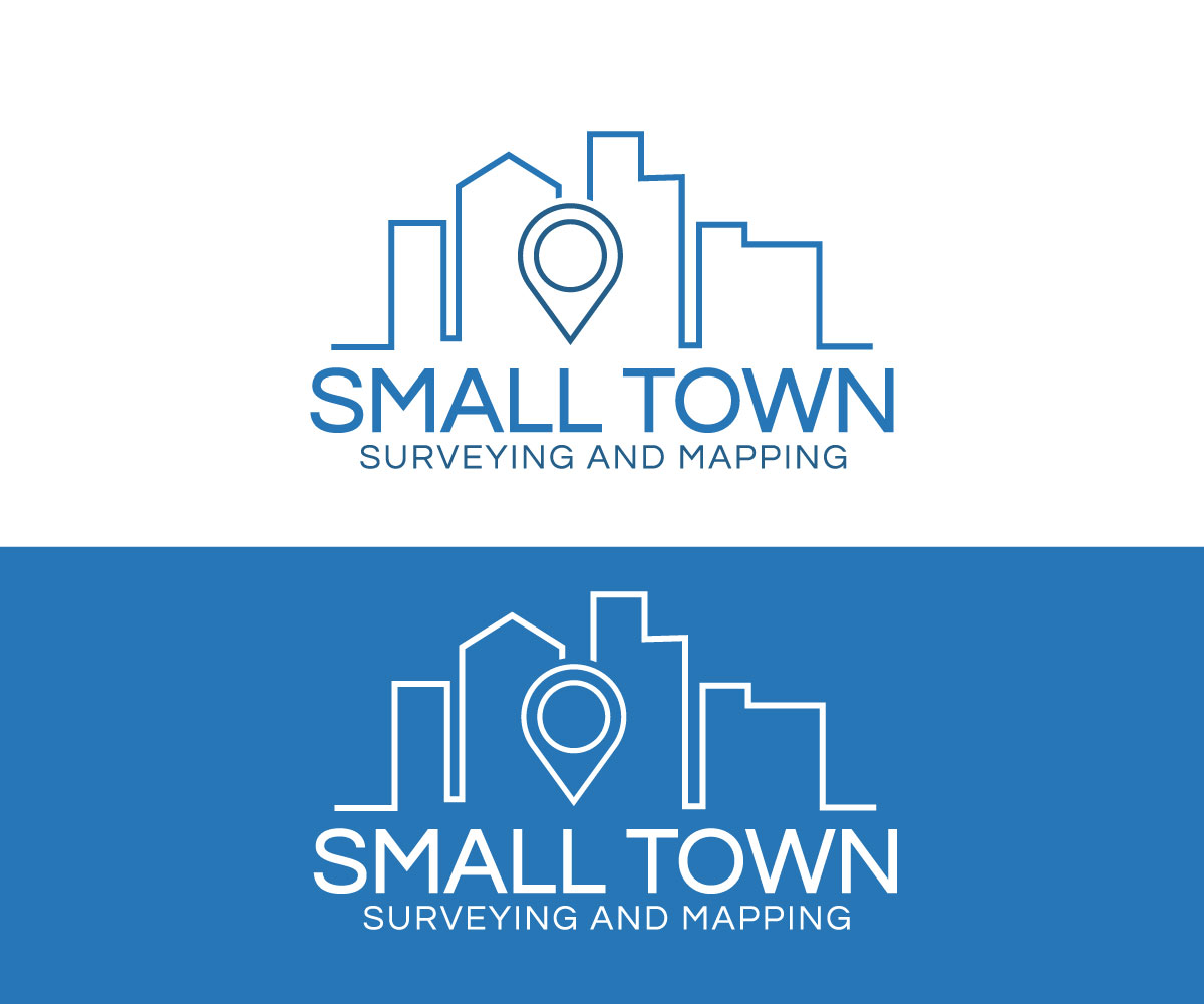 Logo Design by sherman for Small Town Surveying and Mapping | Design #12692106
