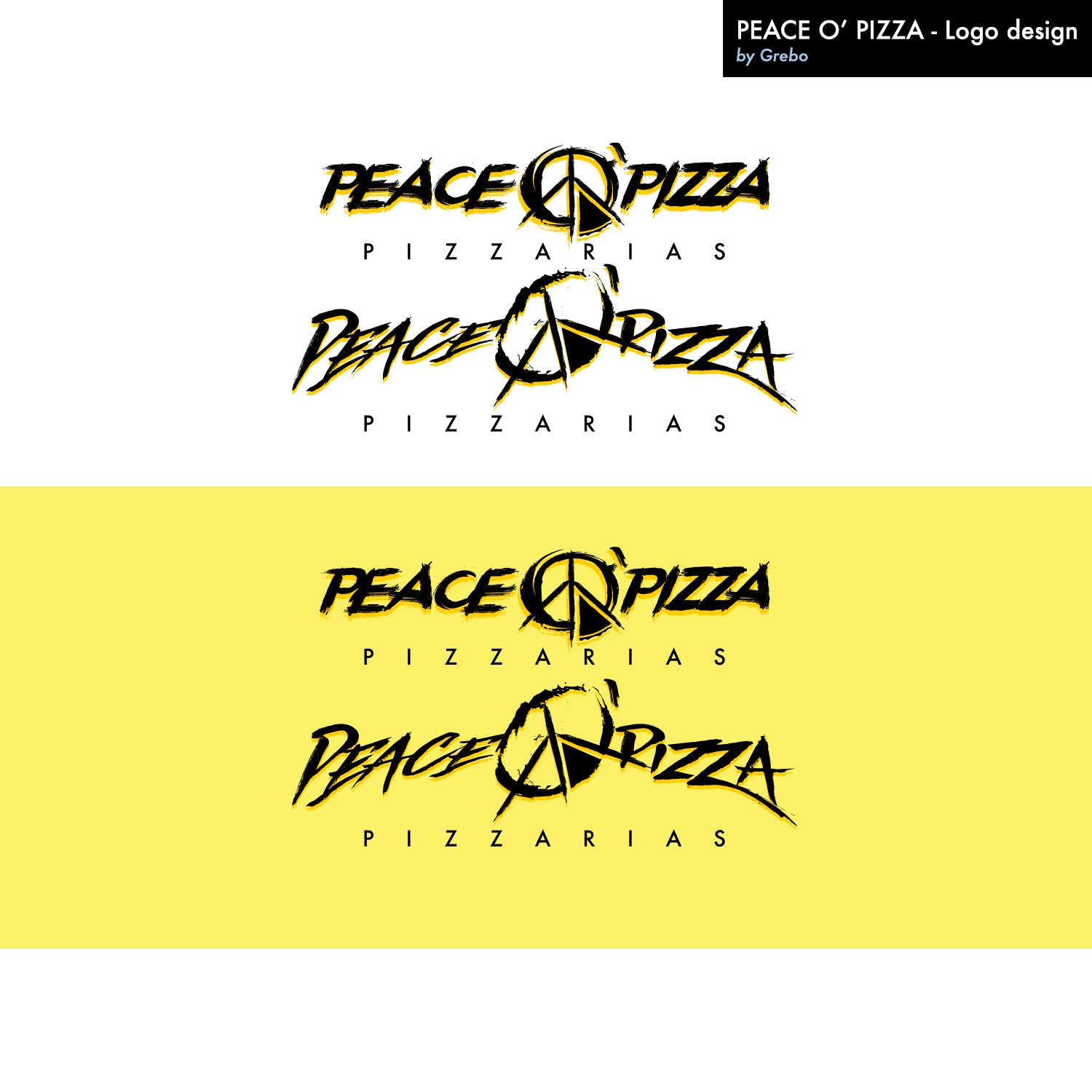 Logo-Design von Grebo für Peace of Pizza | Design #12555878