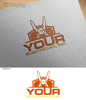 Diseño de Logo por 3Guys para Your Electrician, Inc | Diseño: #12558911