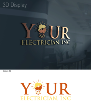 Diseño de Logo por 3Guys para Your Electrician, Inc | Diseño: #12558912