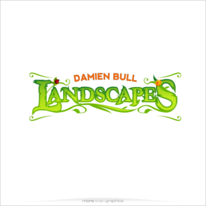 Logo Design by vladst2004 for Damien Bull Landscapes | Design: #12577916