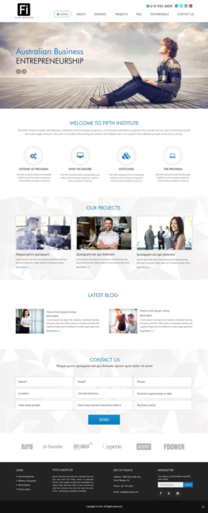 Web Design par pb pour ce projet | Design : #12545480