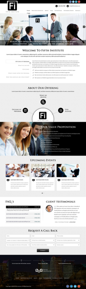 Web Design par Sbss pour ce projet | Design : #12597537