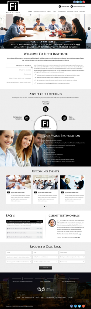 Web Design par Sbss pour ce projet | Design : #12597539