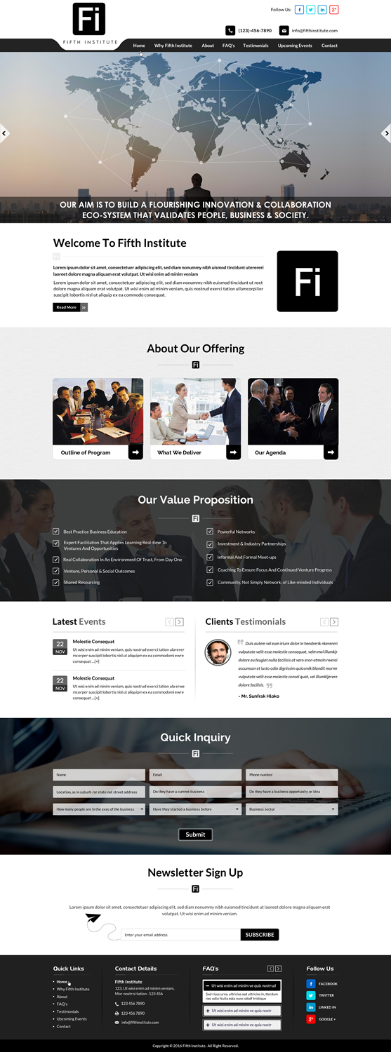 Web Design par Sbss pour ce projet | Design #12628266