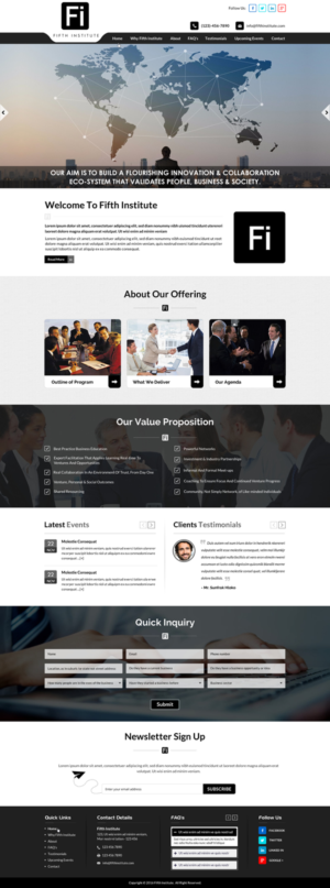Web Design par Sbss pour ce projet | Design : #12628266