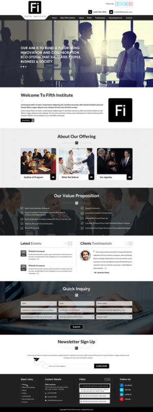 Web Design par Sbss pour ce projet | Design : #12628268