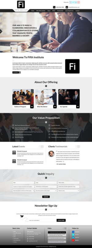 Web Design par Sbss pour ce projet | Design : #12645657