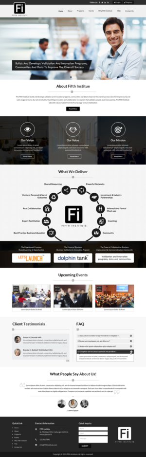 Web Design par Sbss pour ce projet | Design : #12654493