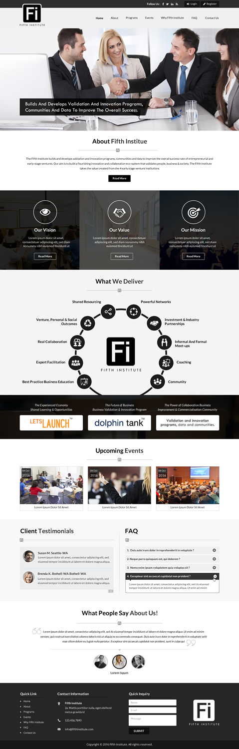 Web Design par Sbss pour ce projet | Design #12654495