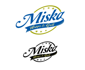 Miska Wraps & Grill | Logo Design by blue eye