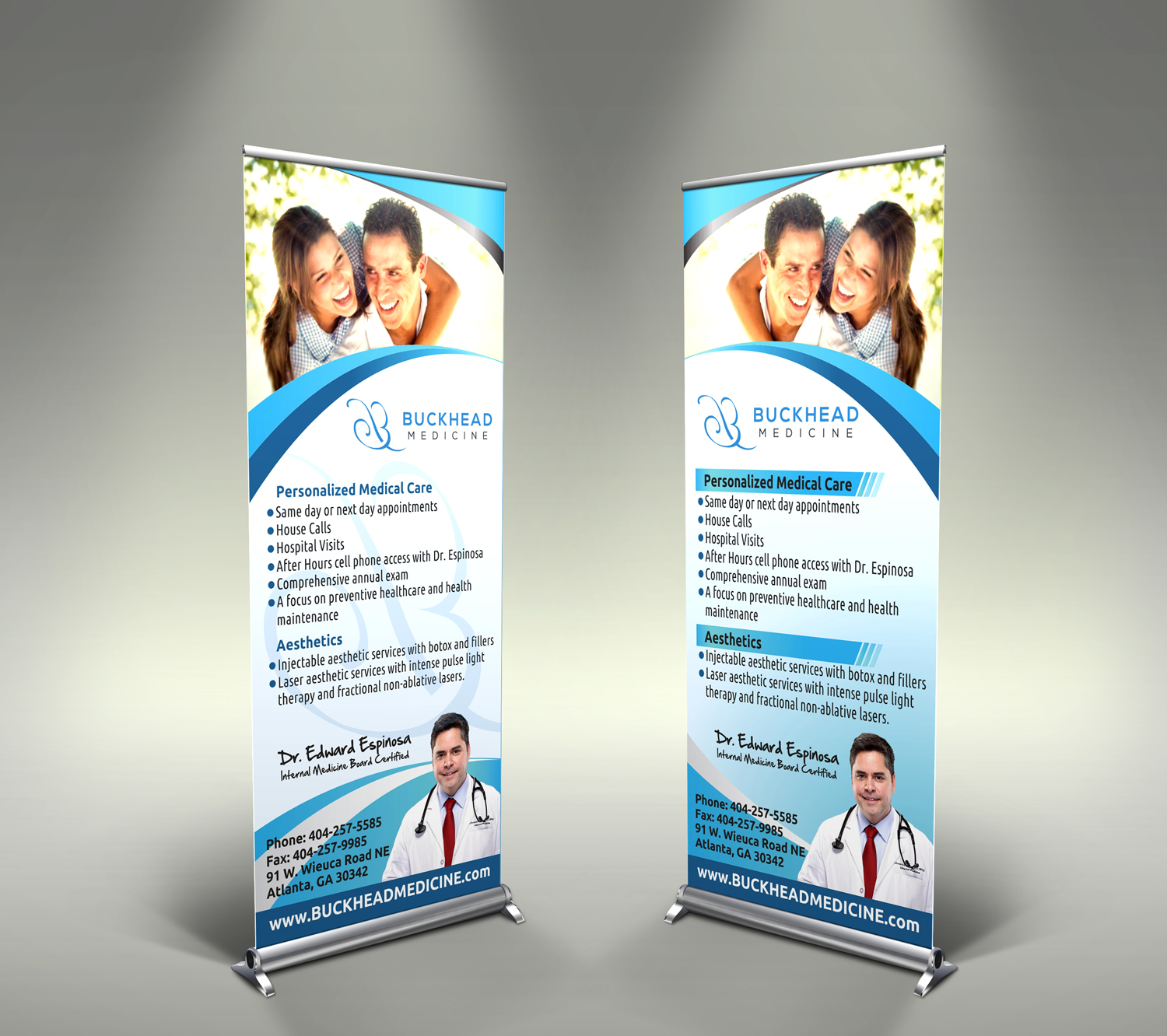 Elegant Serious Healthcare Signage Design For Intrepy Healthcare