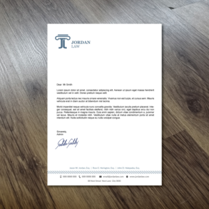 Letterhead Design by GMWIRE for Law Offices of Jordan & Associates | Design: #12561638