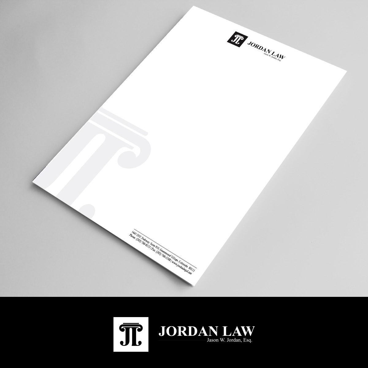Letterhead Design by FarzanArt for Law Offices of Jordan & Associates | Design #12587469