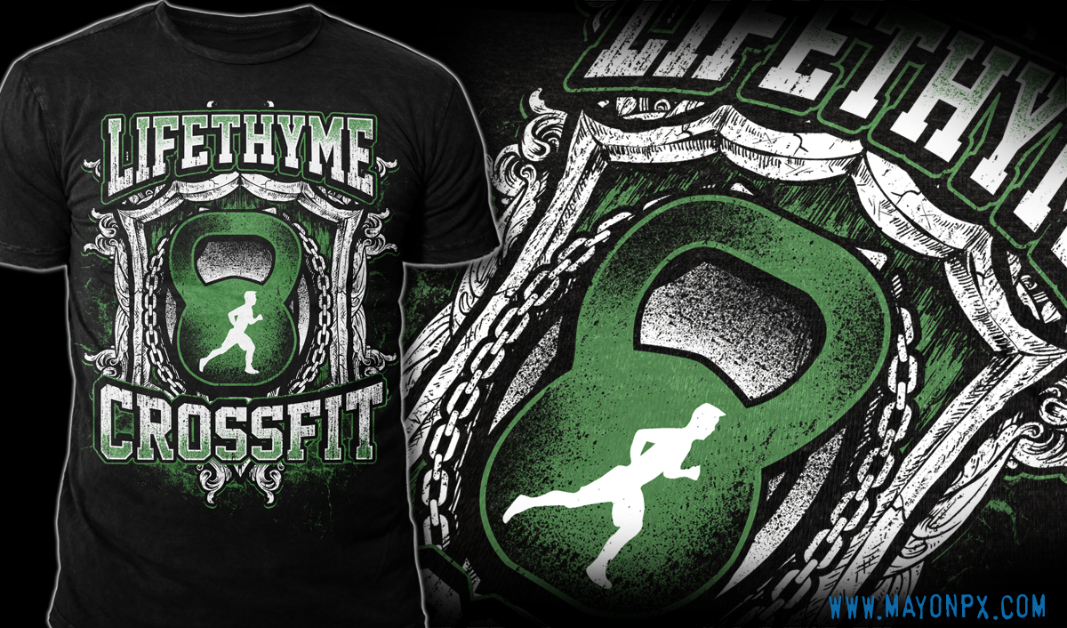 T-shirt Design by Mayonpx for LifeThyme CrossFit | Design #12557156