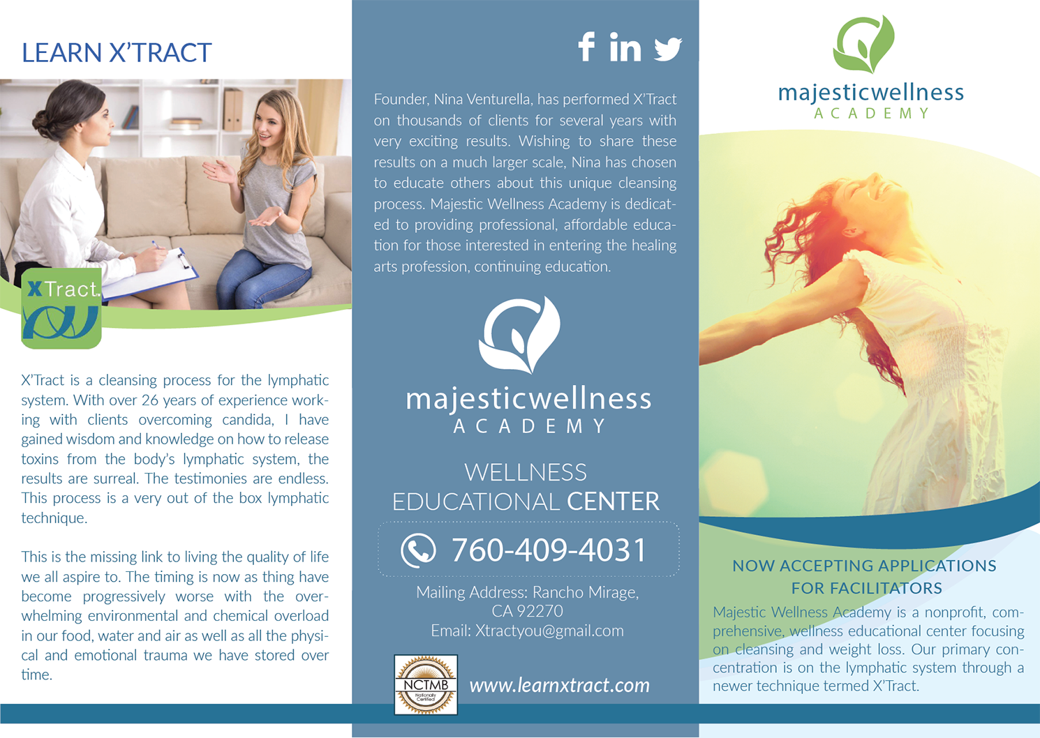 Flyer Design by Alexandar for Majestic Wellness Academy | Design #12565433
