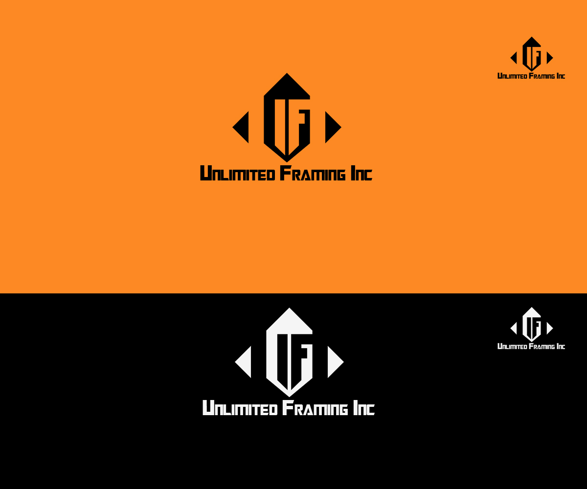 Logo Design by LJ Creation for Unlimited Framing Inc | Design #12687014