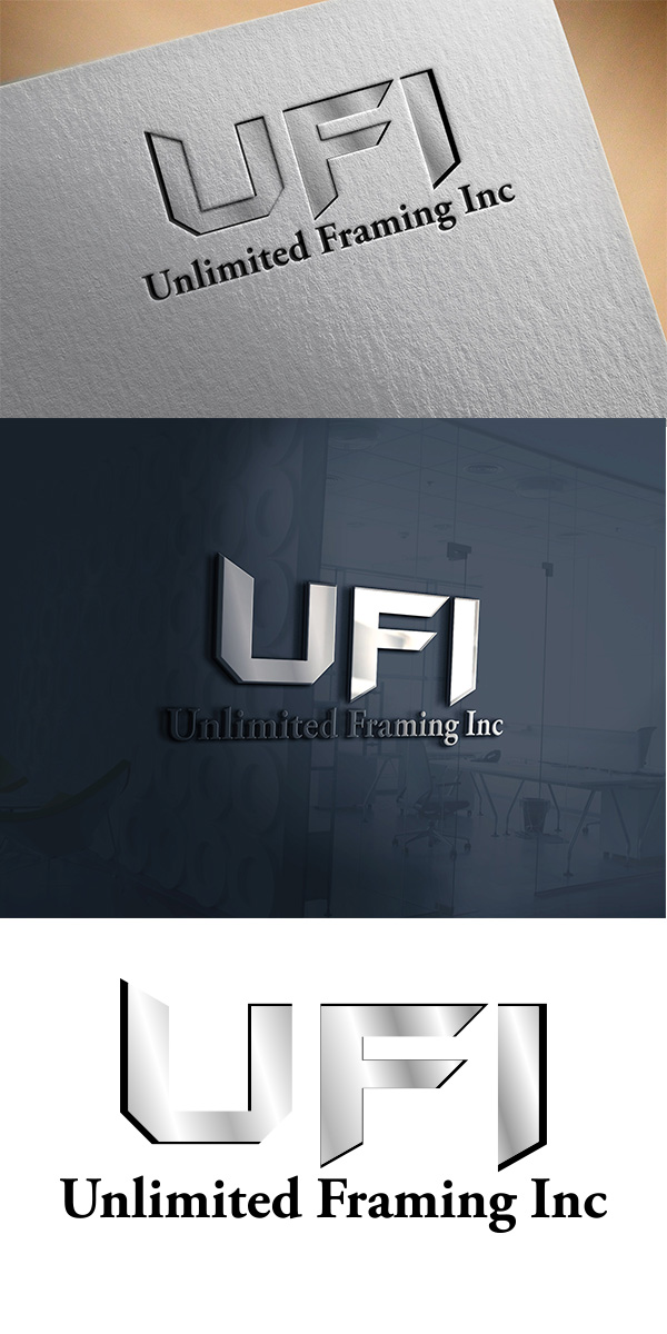 Logo Design by king solangi for Unlimited Framing Inc | Design #12548751