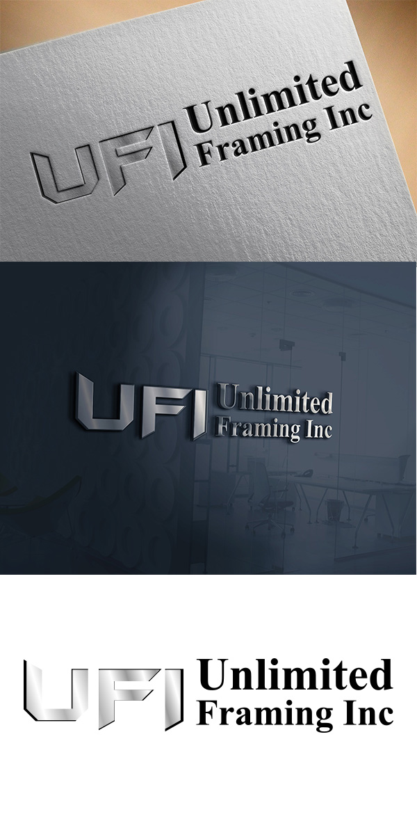 Logo Design by king solangi for Unlimited Framing Inc | Design #12548752