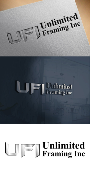 Logo Design by king solangi for Unlimited Framing Inc | Design: #12548752