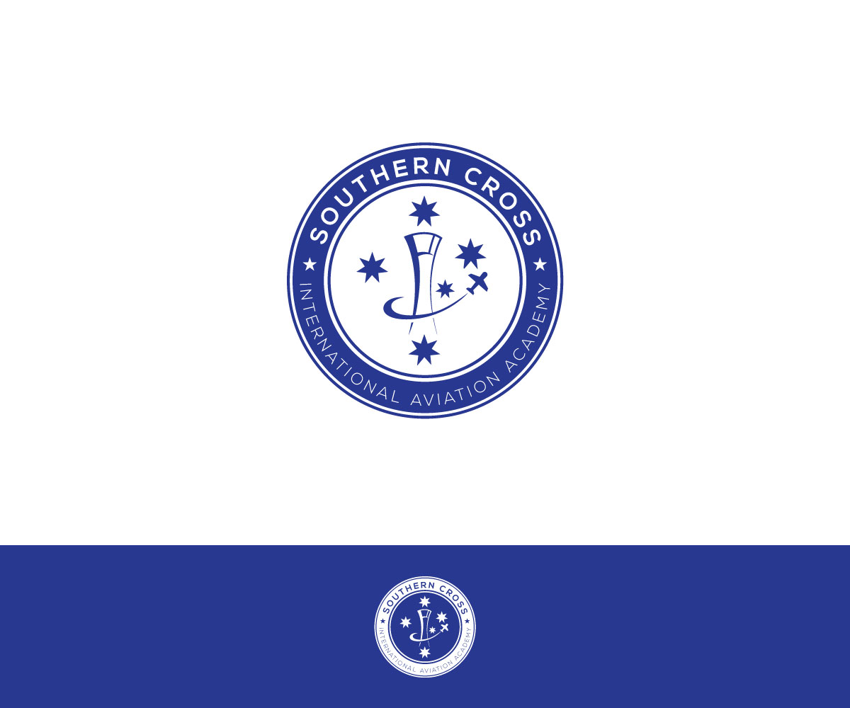 Logo Design by creatonymous for Southern Cross International Aviation Academy Pty Ltd | Design #12527639