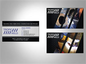 TROPIC WELD pty ltd | Business Card Design by MT