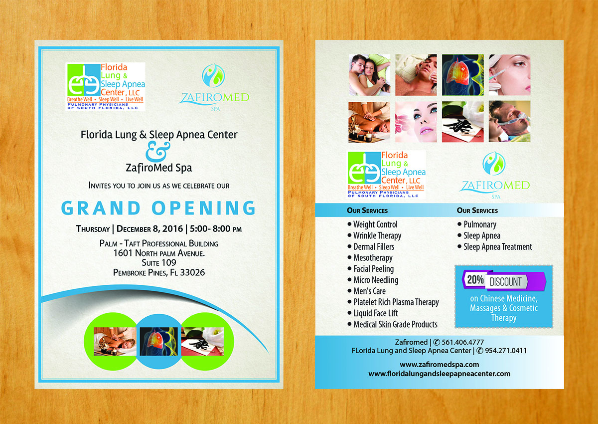 Card Design by Venus L. Penaflor for ZafiroMed | Design #12538329