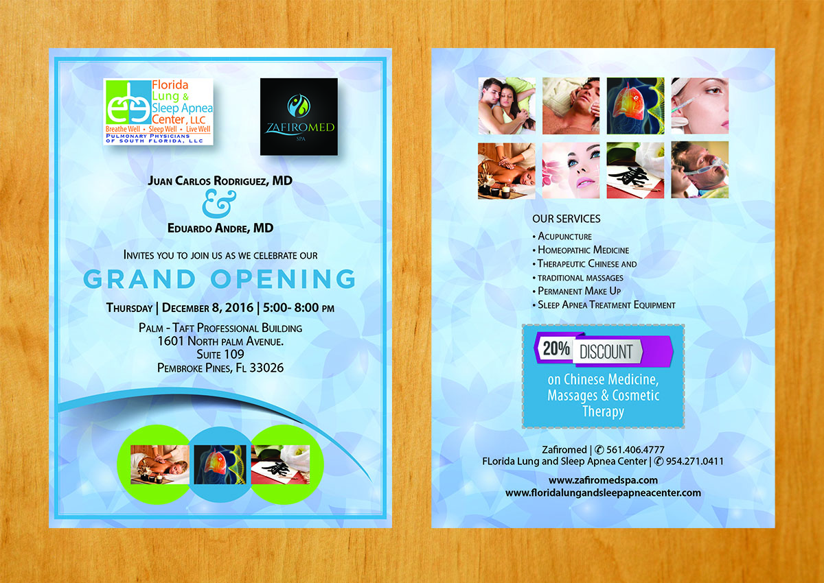 Diseño de Tarjeta por Venus L. Penaflor para ZafiroMed | Diseño #12539486