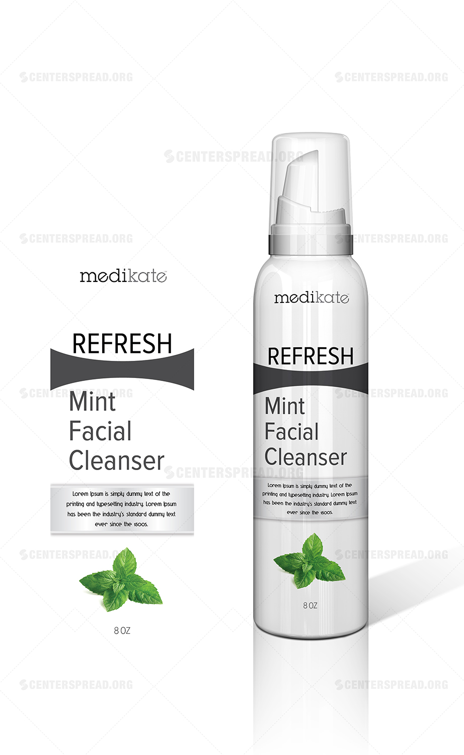 Diseño de Empaque por CENTERSPREAD para Medikate Skincare | Diseño #12638927