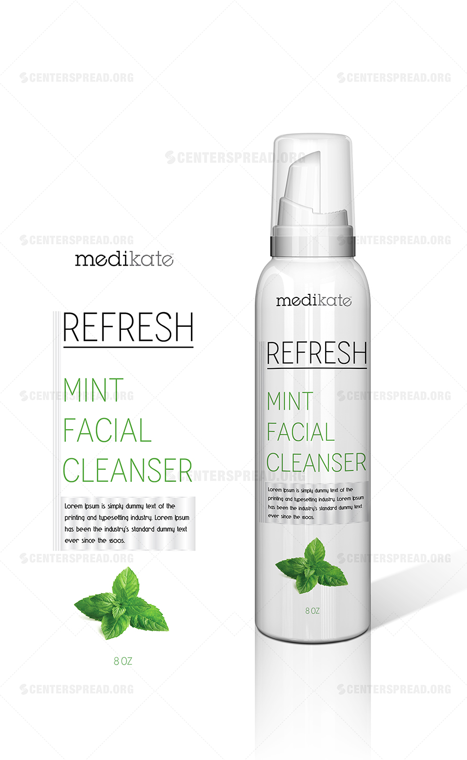 Diseño de Empaque por CENTERSPREAD para Medikate Skincare | Diseño #12638977
