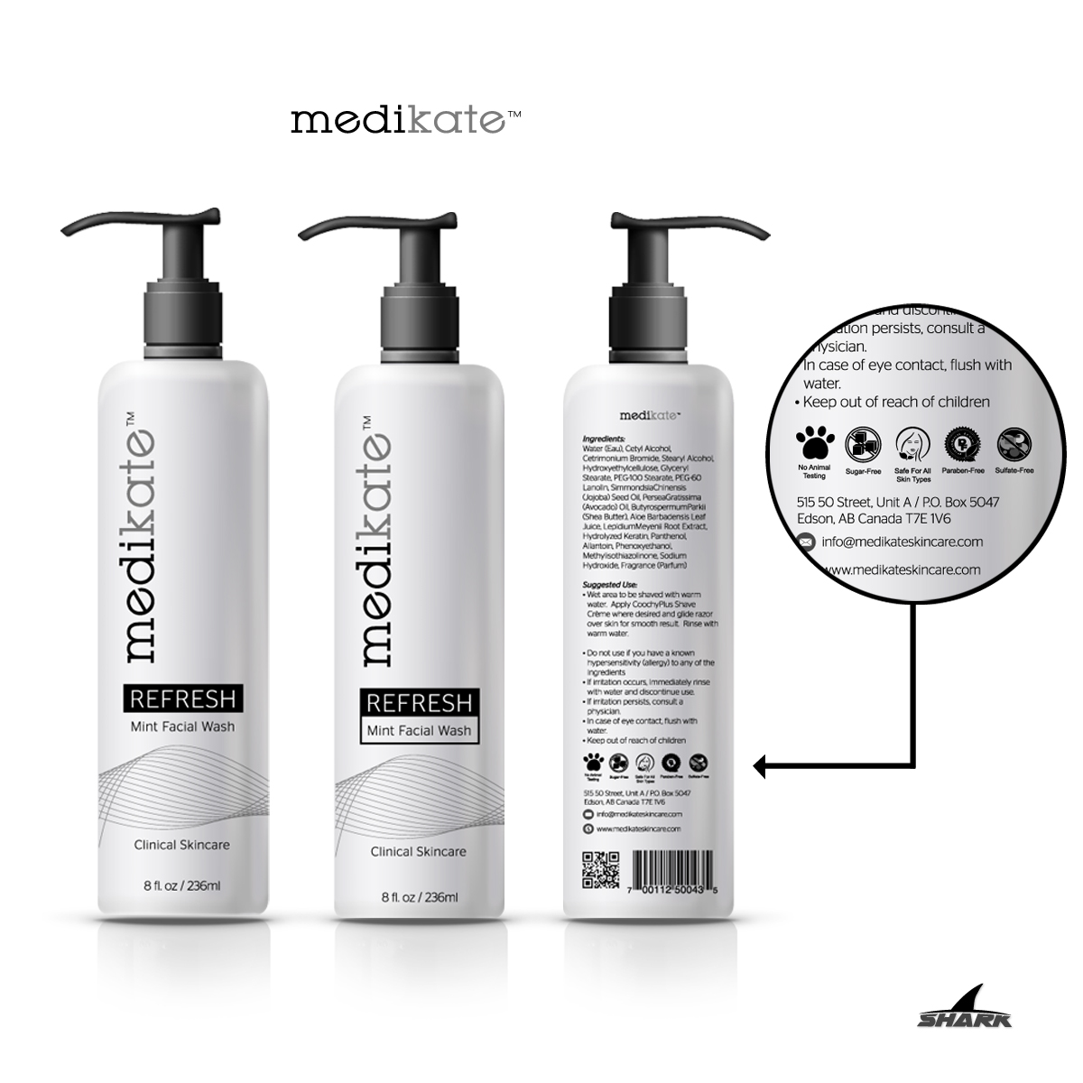 Verpackungs-Design von Shark1 für Medikate Skincare | Design #12545923