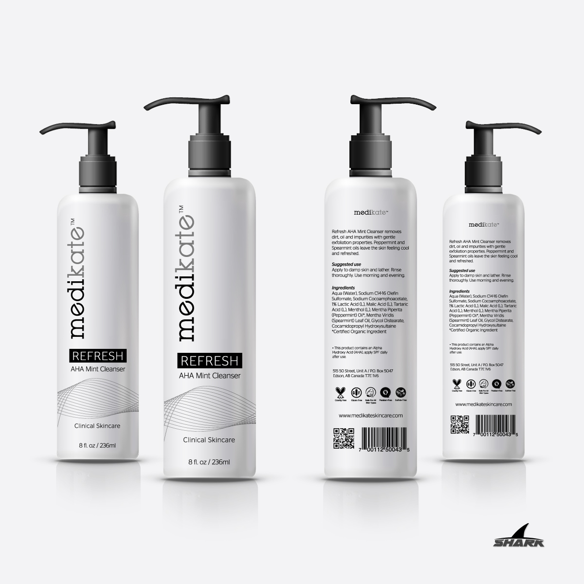 Verpackungs-Design von Shark1 für Medikate Skincare | Design #12548778