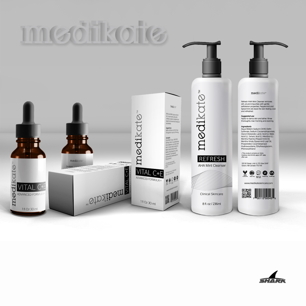 Packaging Design by Shark1 for Medikate Skincare | Design #12584145