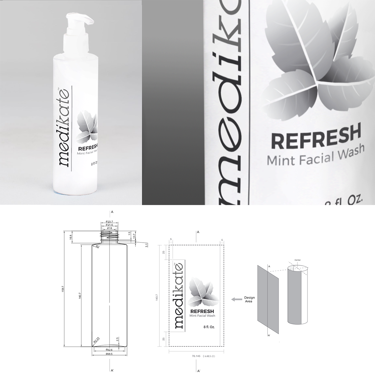 Verpackungs-Design von Caglar Celebi für Medikate Skincare | Design #12594197