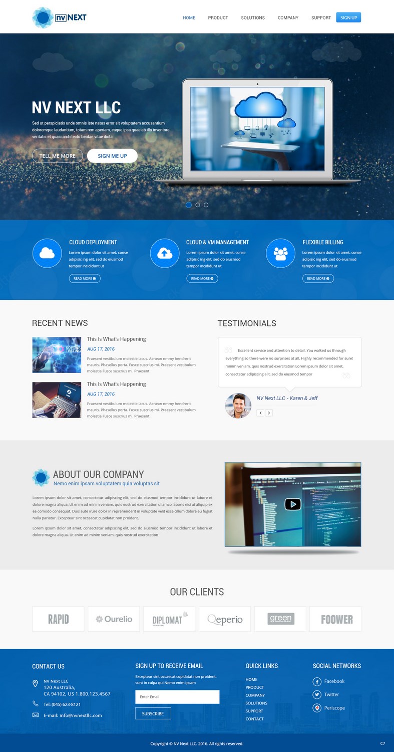 Web Design by pb for NV Next | Design #12569388
