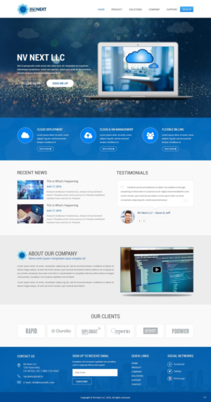Diseño Web por pb para NV Next | Diseño: #12569388