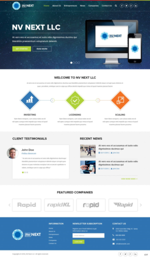 Diseño Web por pb para NV Next | Diseño: #12569392