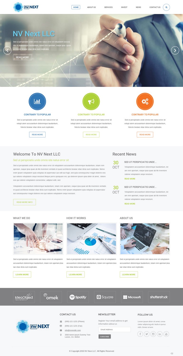Web Design by pb for NV Next | Design #12590988