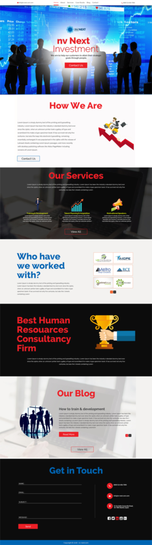 Web Design by Kingdom Vision for NV Next | Design #12551043