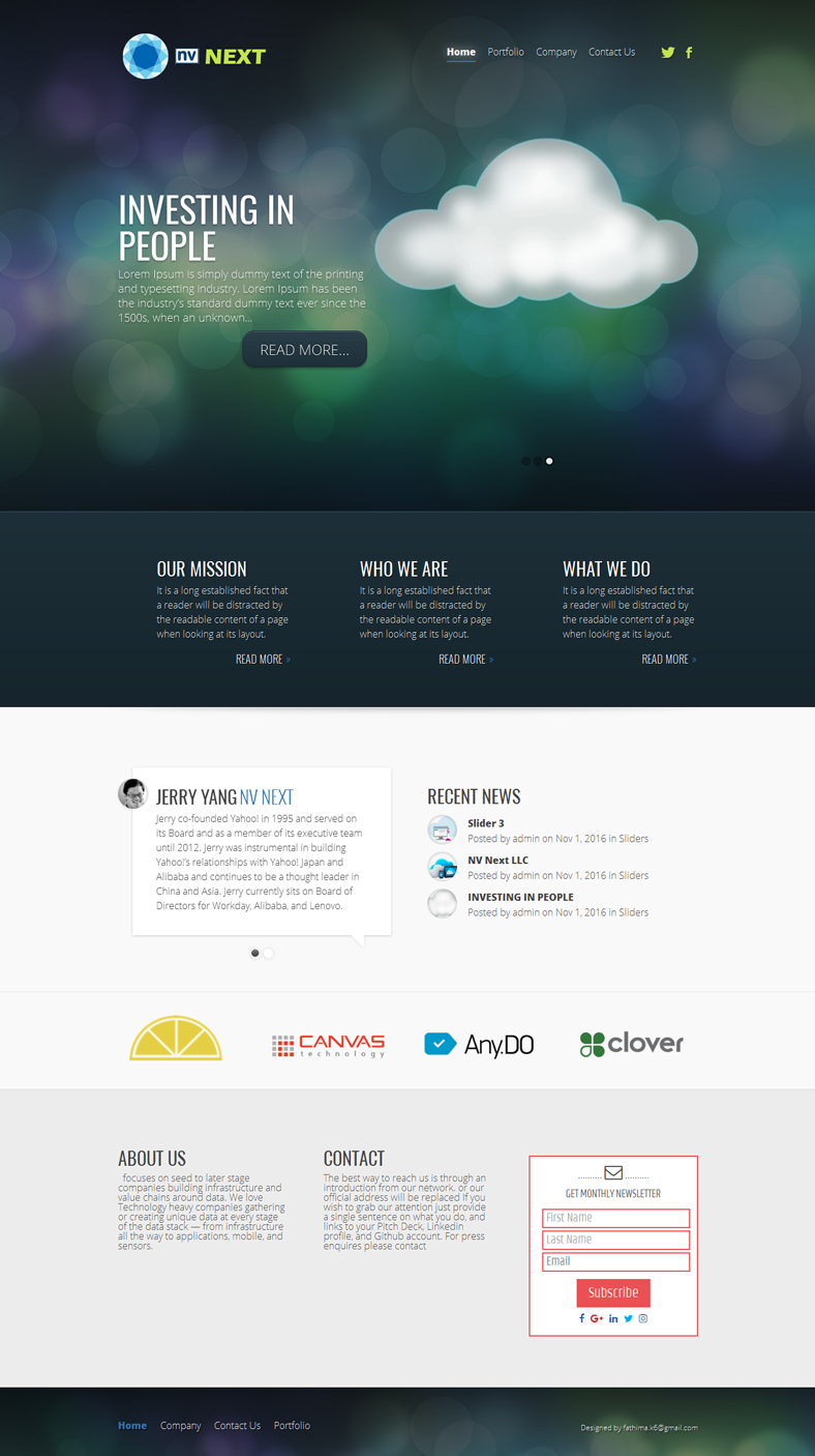 Web Design by CharaFathimalil for NV Next | Design #12565118