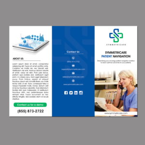 Brochure design for healthcare software company | Brochure Design by ecorokerz