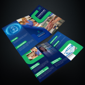 Brochure design for healthcare software company