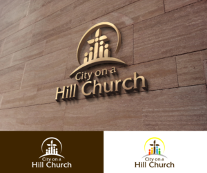 CITY ON A HILL CHURCH (this part to be in black color) | Logo Design by dharlan