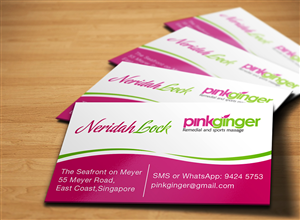Modern, pro female massage business needs business card design | Business Card Design by JAKUART